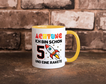 5. Geburtstag | Rakete Weltraum 5 Jahre Galaxy lustig Geschenkidee Geschenk