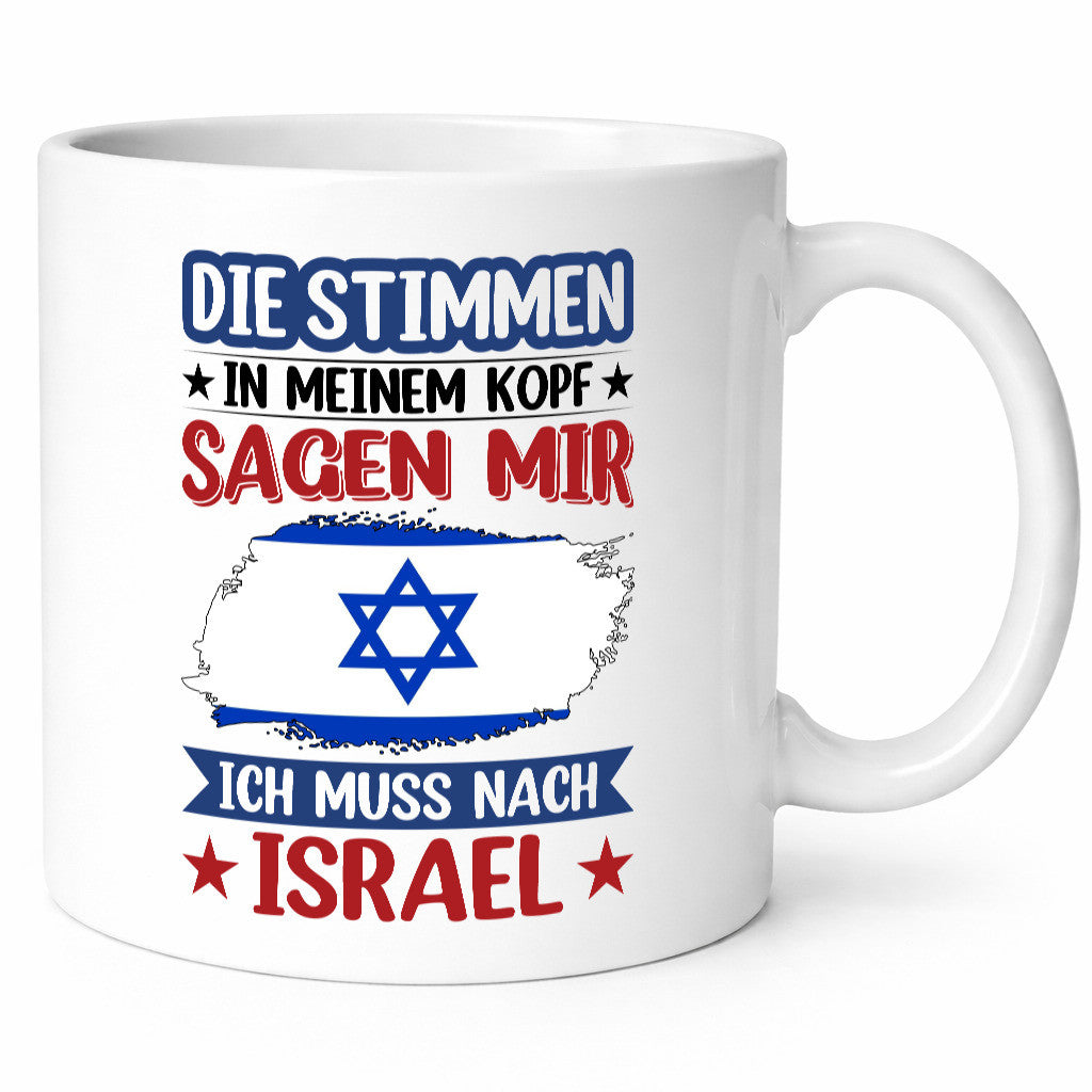 Israel | Urlaub Stimmen in meinem Kopf Traumland lustig Humor Geschenkidee
