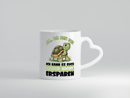 Bin ich kann es euch leider nicht ersparen | Schildkröte lustig Humor