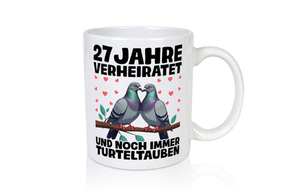 27 Jahre verheiratet | Turteltauben Ehe Ehepaar lustig Humor Geschenkidee