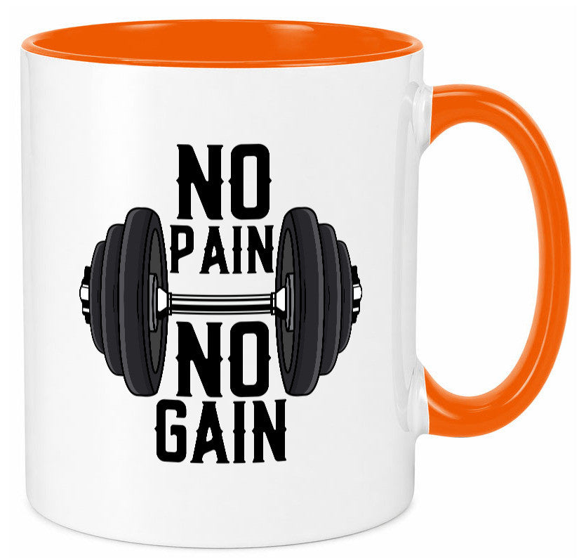 No Pain Gain | Training Motivation Fitness Pumpen lustig Humor Geschenkidee