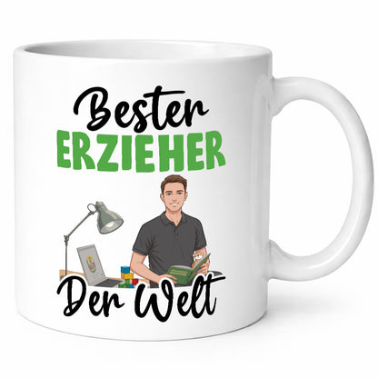 Bester Erzieher | Pädagoge Schule v2 Geschenk Humor Geschenkidee lustiger