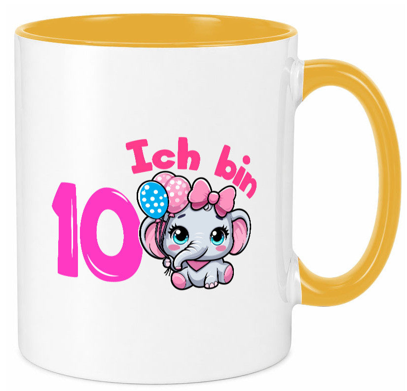 10. Geburtstag | 10 Jahre Elefant Mädchen Geschenk Geschenkidee lustiger Spruch
