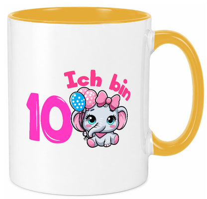 10. Geburtstag | 10 Jahre Elefant Mädchen Geschenk Geschenkidee lustiger Spruch