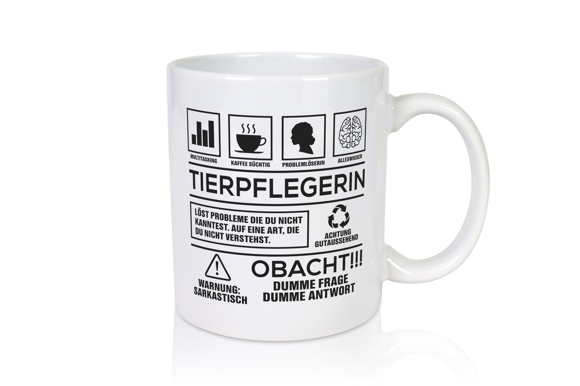 Achtung Probleme Tierpflegerin | Pflegeberuf Tierheim lustiger Spruch Geschenk