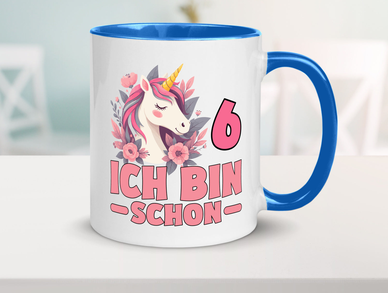 6. Geburtstag | 6 Jahre Einhorn bin schon Mädchen Geschenk Geschenkidee