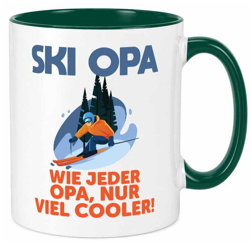 Ski Opa, normal, nur cooler | Skifahrer Bäume Schnee Geschenkidee Familie Humor