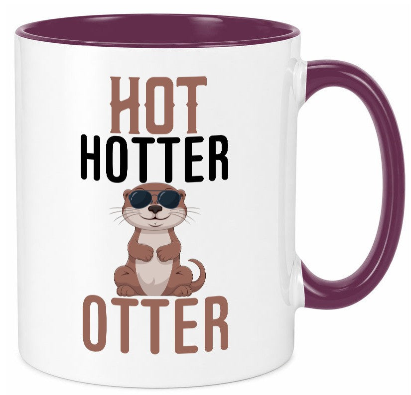Lustiger Otter | Hot Wortwitz Sonnenbrille Tiercomic v2 Geschenkidee Tasse