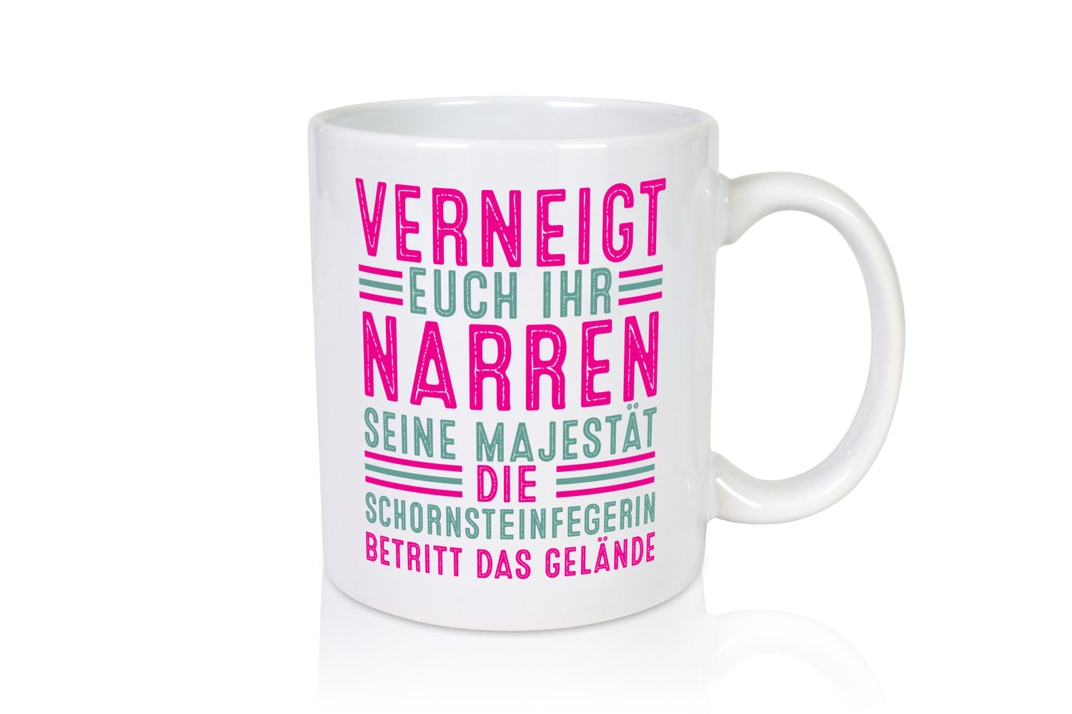 Verneigt euch: Schornsteinfegerin | Kaminkehrer Geschenk Humor Geschenkidee