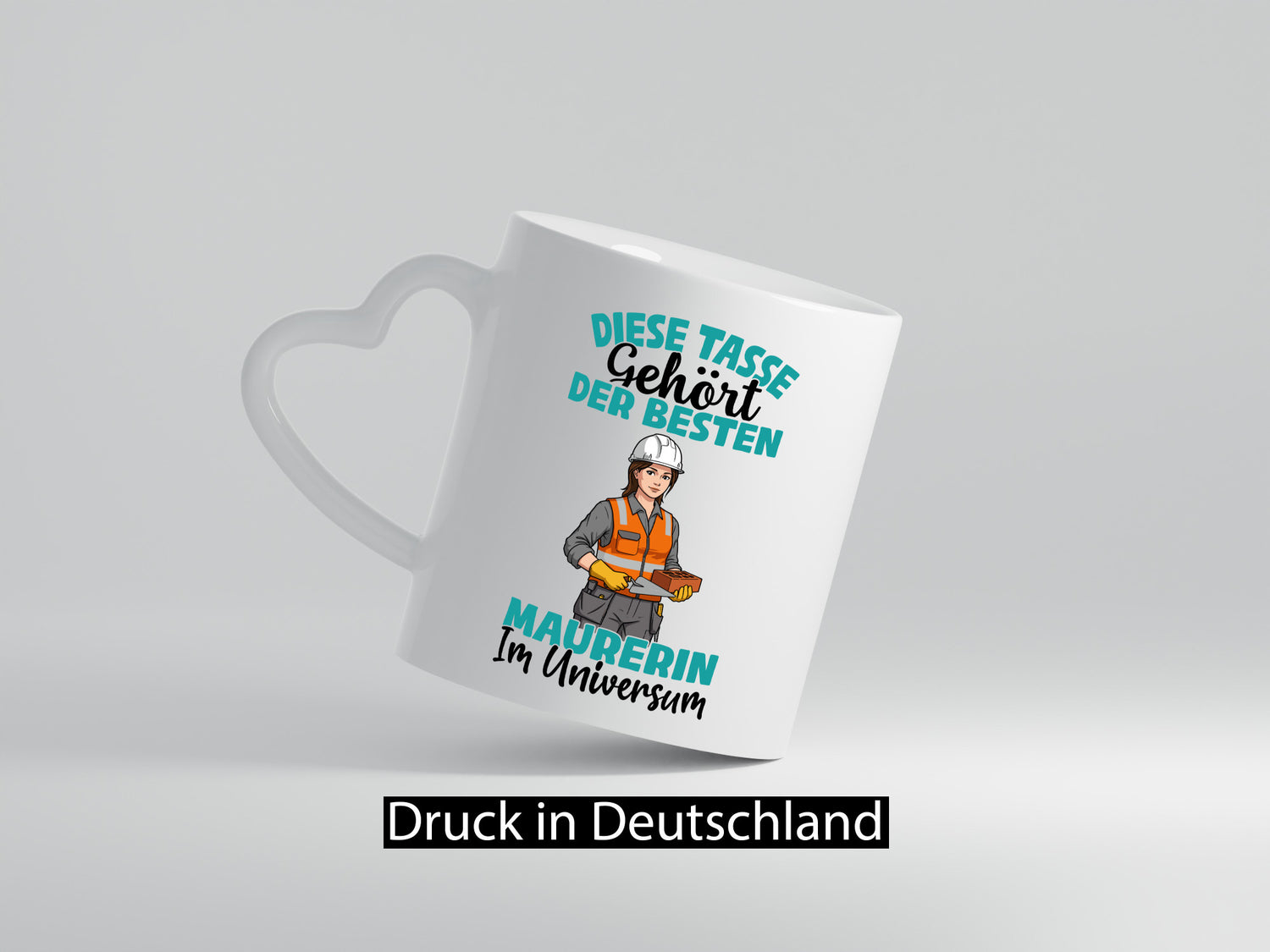 Im Universum: Maurerin | Bau Handwerkerin Geschenkidee Humor Tasse