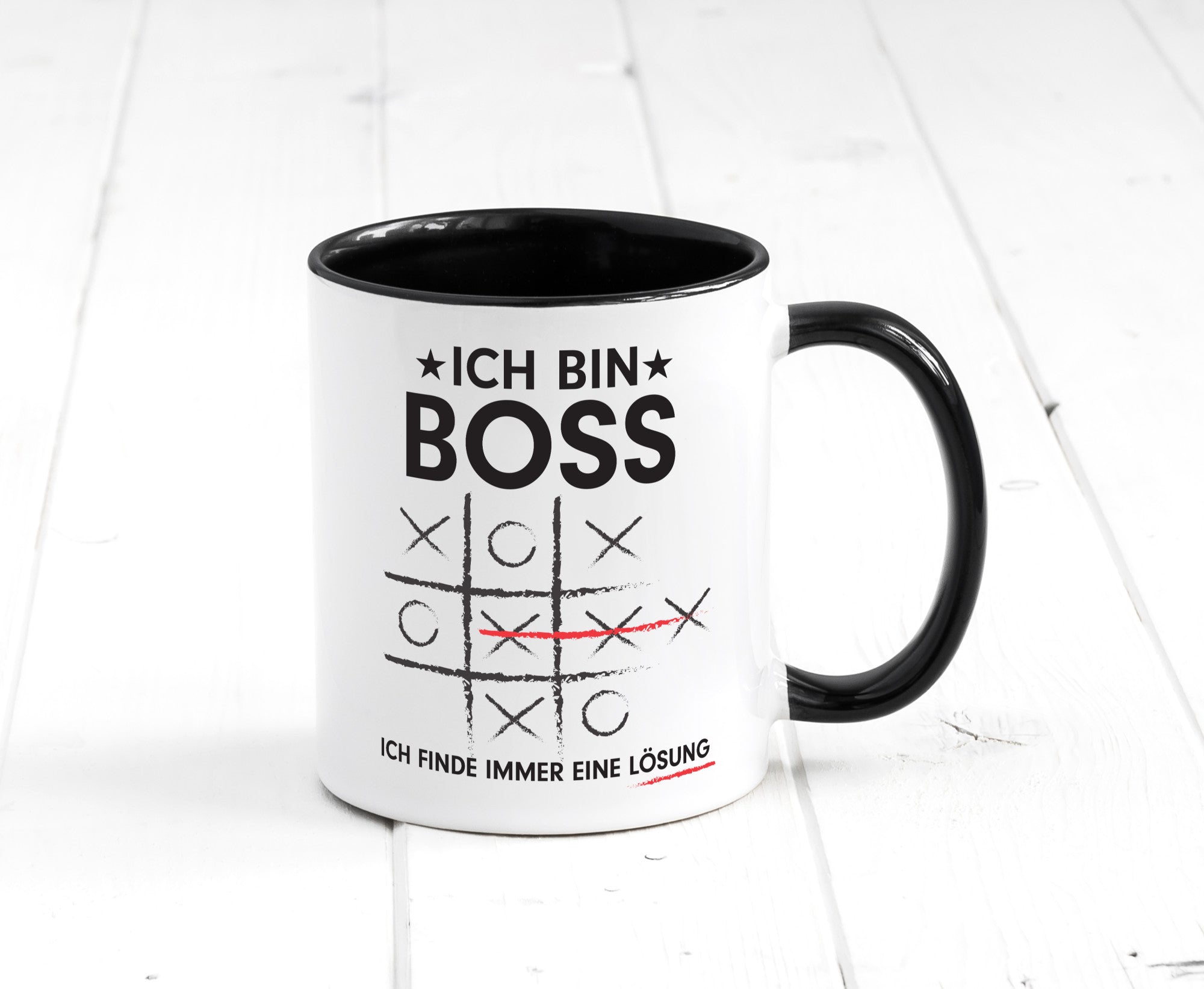 Lösung finden: Boss | Führungskraft Vorgesetzter v2 lustig Humor Geschenkidee