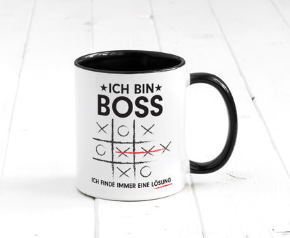 Lösung finden: Boss | Führungskraft Vorgesetzter v2 lustig Humor Geschenkidee