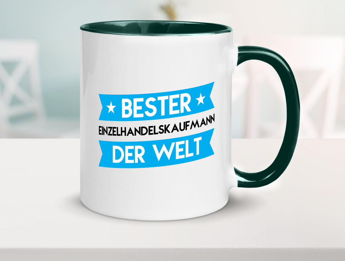 Bester Einzelhandelskaufmann | Einzelhandel Geschenk Humor Geschenkidee Tasse