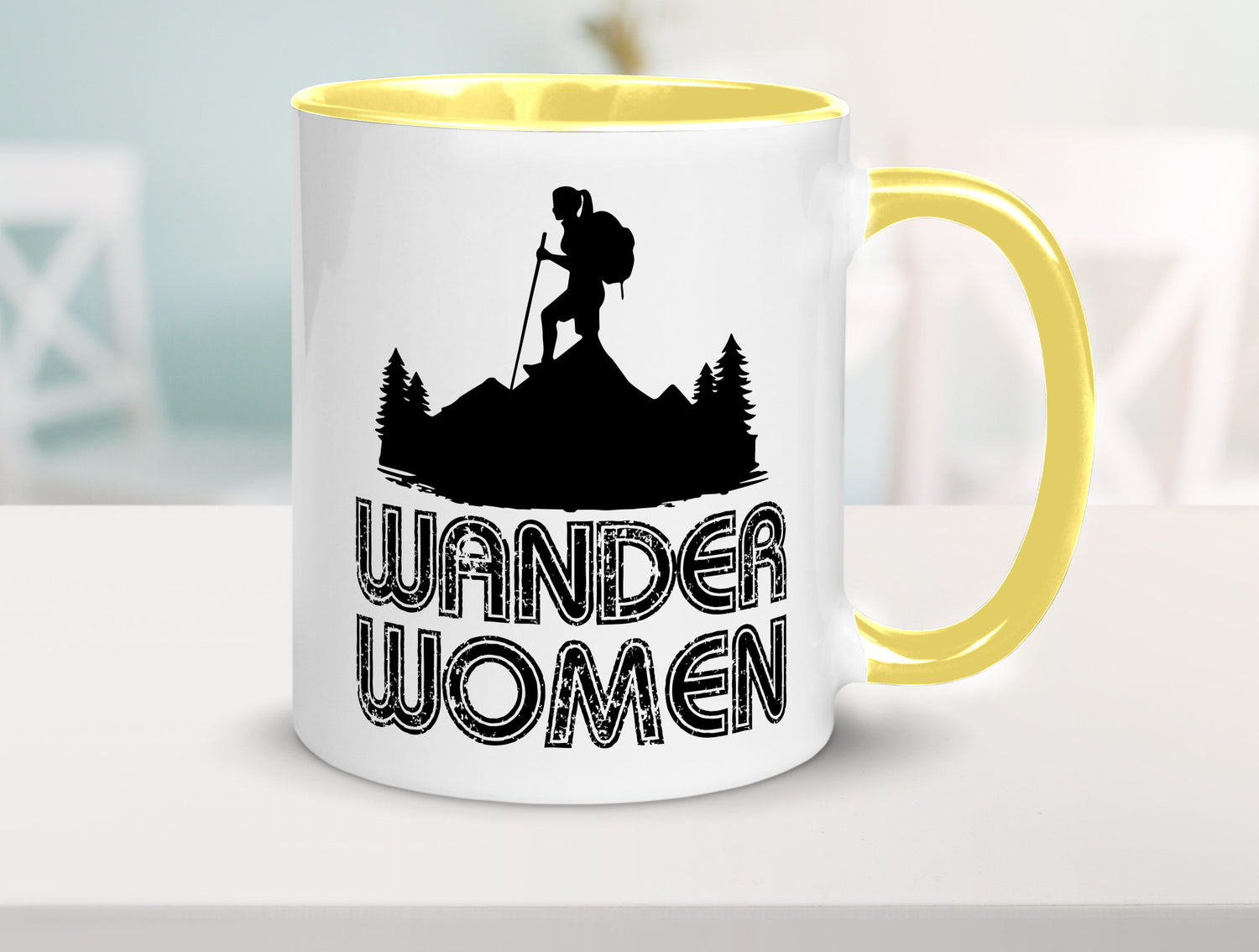 Wander Woman | Wandern Berge Geschenk Familie Geschenkidee lustiger Spruch Tasse