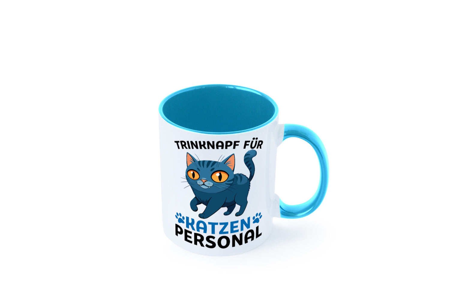 Katzen Personal | Katzenbesitzer Tasse Katze Humor vl2 Tierliebhaber