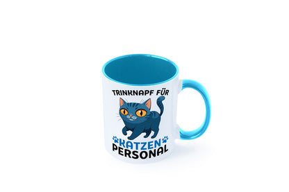 Katzen Personal | Katzenbesitzer Tasse Katze Humor vl2 Tierliebhaber