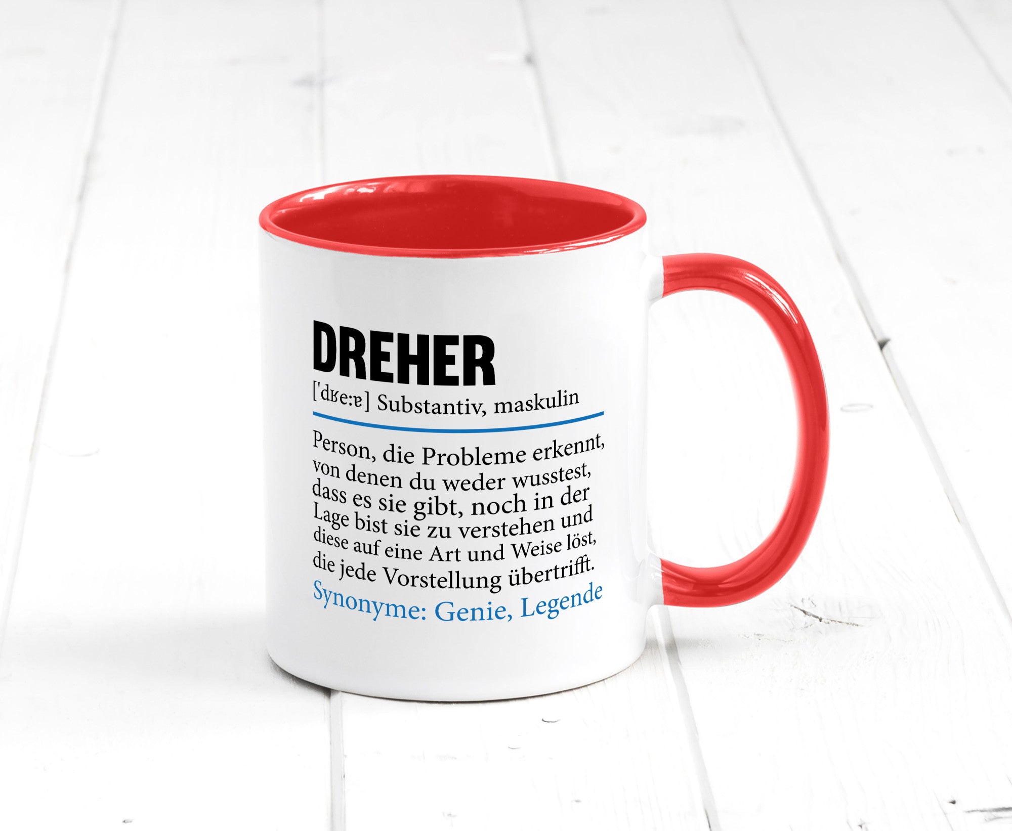 Dreher Humor | Fräser Zerspannungsmechaniker Geschenkidee Tasse