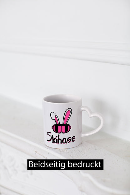 Skihase | Hasenohren Ski-Brille Geschenkidee Humor Tasse