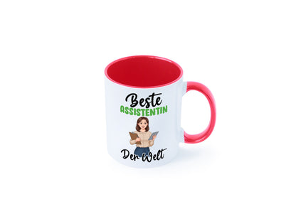 Beste Assistentin | Assistenz Hilfskraft v2 Geschenkidee Humor Tasse