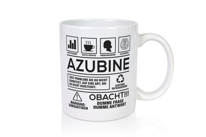 Achtung Probleme Azubine | Ausbildung Lehre Lehrling lustiger Spruch Geschenk