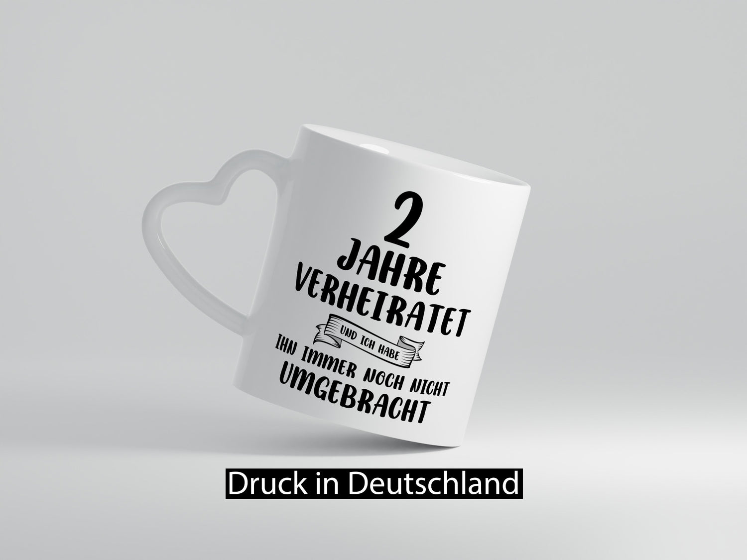 2 Jahre Verheiratet, immer noch am Leben! Humor Geschenkidee Tasse