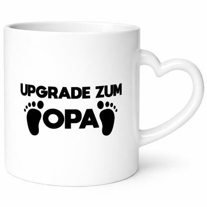 Upgrade zum Opa | Füße Geschenkidee Familie Humor Tasse