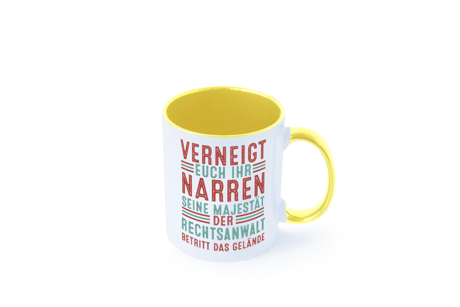 Verneigt euch: Rechtsanwalt | Anwalt Jurist Humor Geschenkidee Tasse