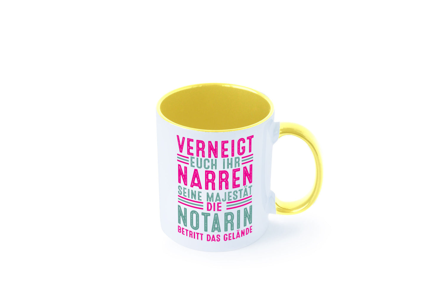 Verneigt euch: Notarin | Juristin lustig Humor Geschenkidee Geschenk Tasse