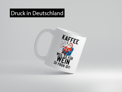 Kaffee | Wein Weihnachten Weihnachtsmann Santa Claus Geschenk Humor