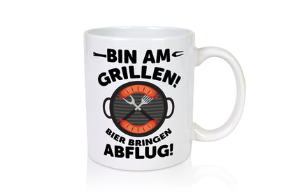 Ich grille! Bring Bier und komm rüber! | Grillmeister lustiger Spruch Geschenk
