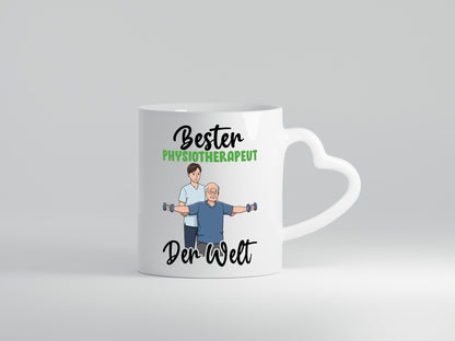Bester Physiotherapeut v3 Geschenk Humor Geschenkidee lustiger Spruch Tasse