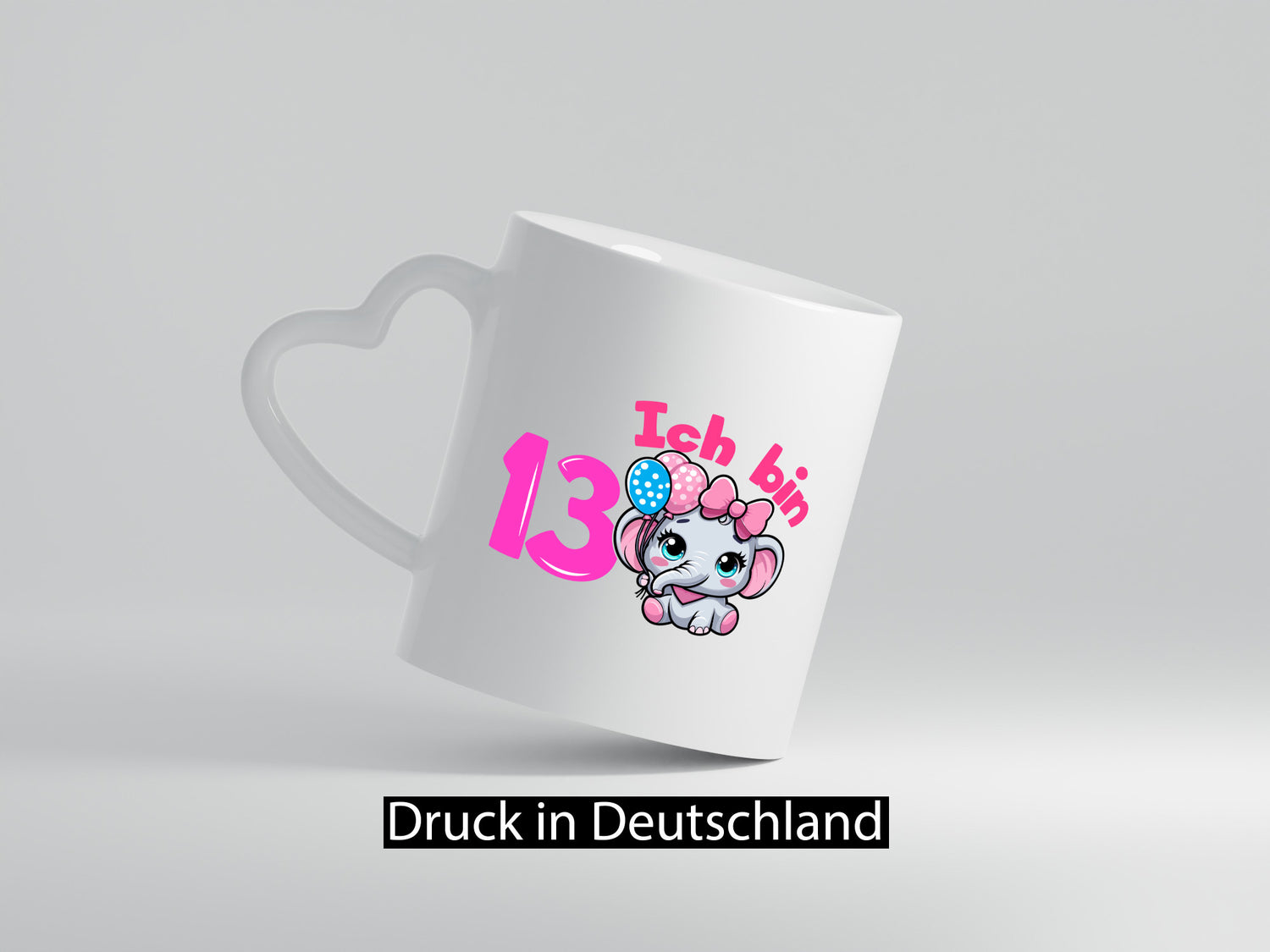 13. Geburtstag | 13 Jahre Elefant Mädchen lustig Geschenkidee Geschenk Tasse