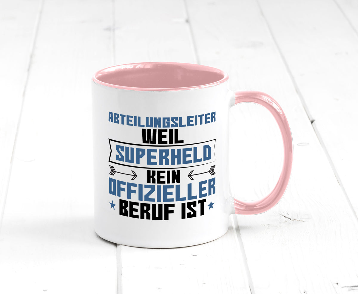 Superheld Abteilungsleiter| Führungskraft Geschenkidee Humor Tasse