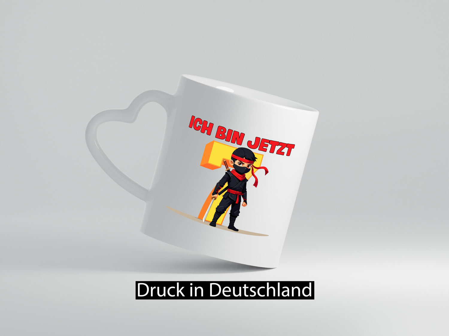 7. Geburtstag | 7 Jahre Ninja Kinder Humor Geschenkidee Tasse