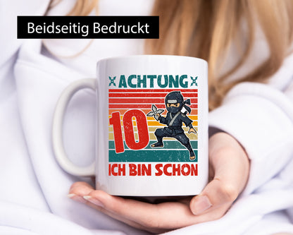 10. Geburtstag | 10 Jahre Ninja Kindergeburtstag lustig Geschenkidee Geschenk