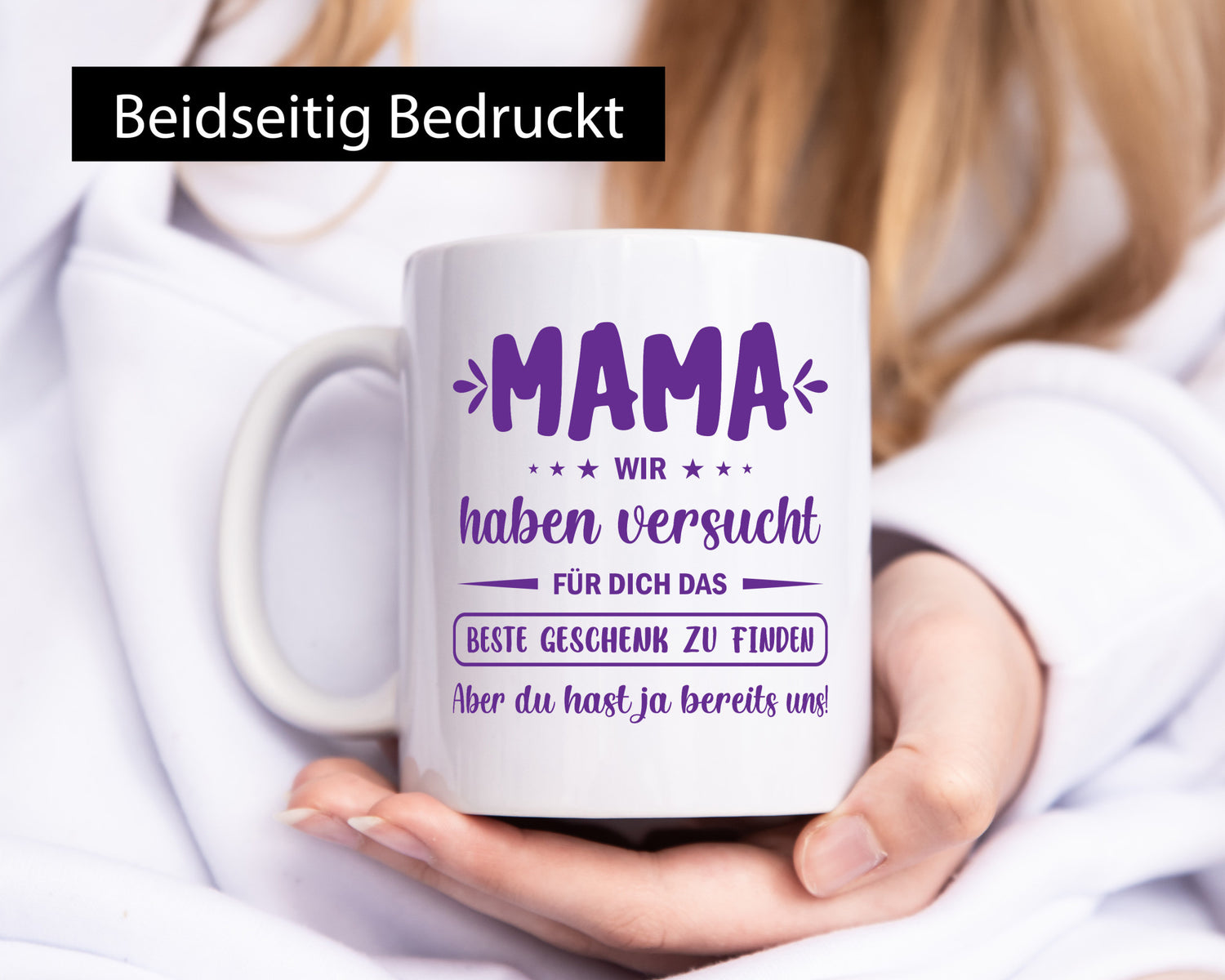 Perfektes Geschenk | Du hast ja bereits uns – Muttertag lustiger Spruch Familie
