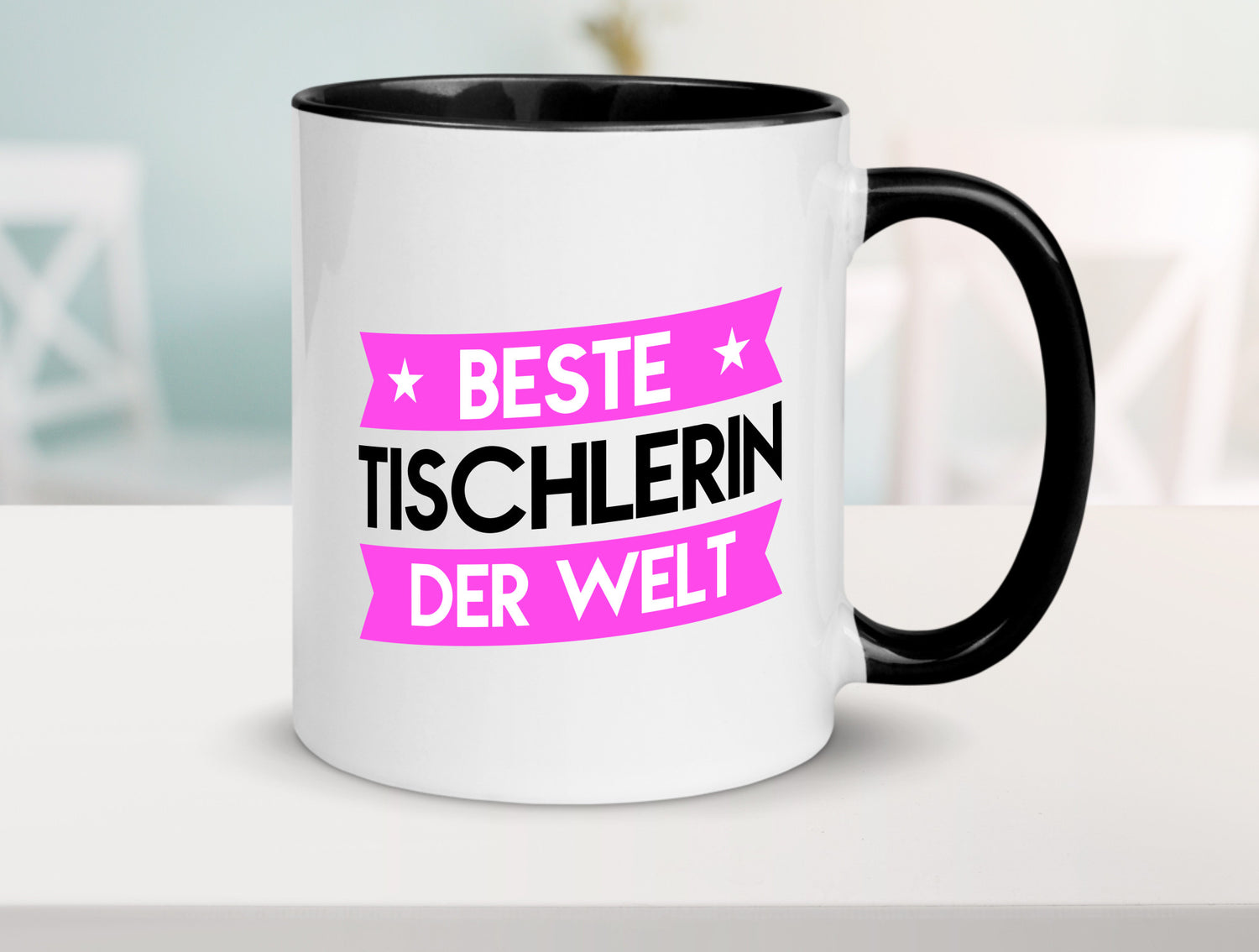Beste Tischlerin | Tischlerei lustiger Spruch Geschenk Humor Geschenkidee Tasse