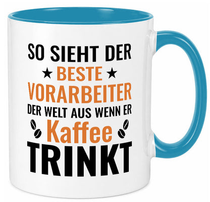 Kaffee trinkt: Vorarbeiter | Kollege Teamleiter Geschenk Arbeit Kollegen Büro