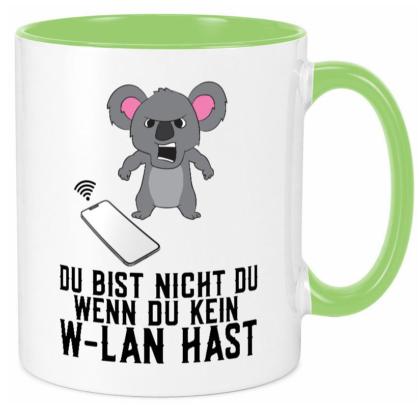 Du bist nicht | wütender Bär WLAN Computer Nerd Geschenkidee Humor Tasse