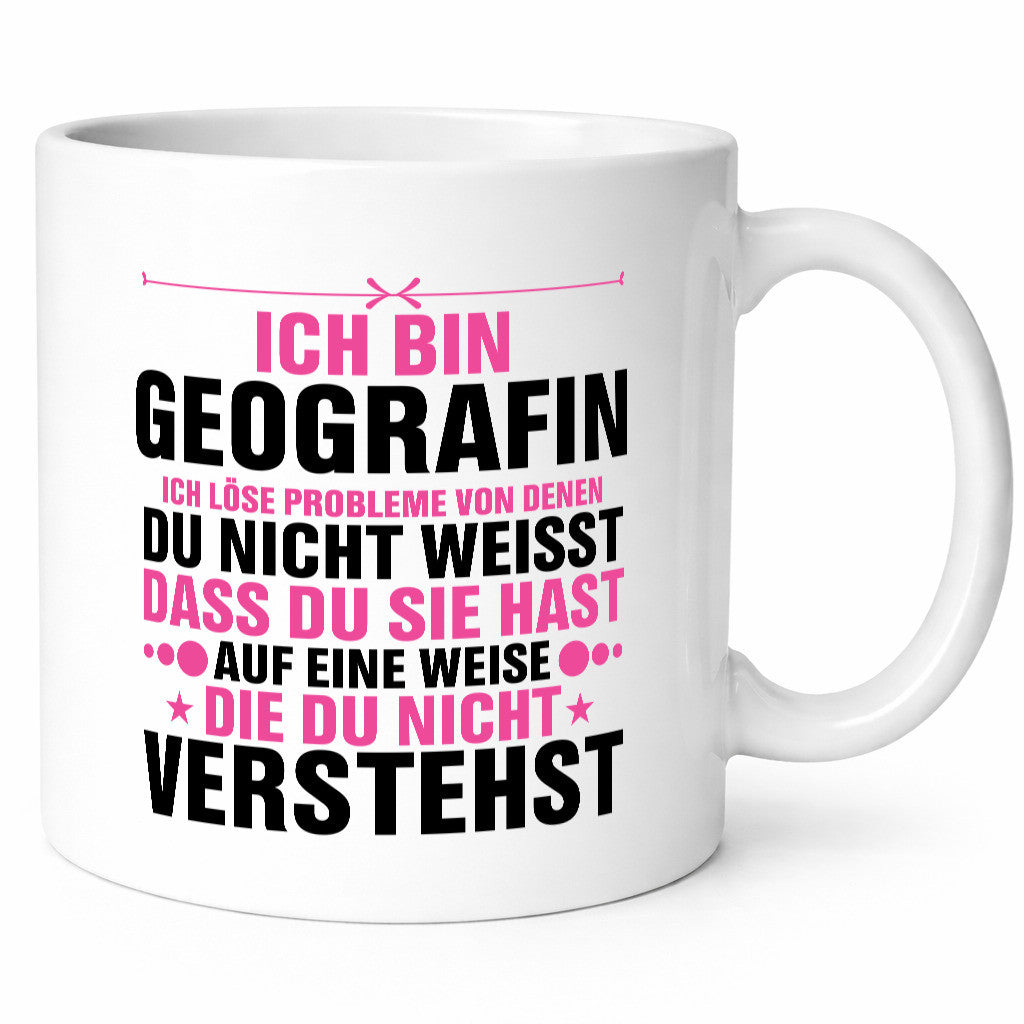 Löse Probleme: Geografin | Geografie v2 Geschenk Humor Geschenkidee lustiger