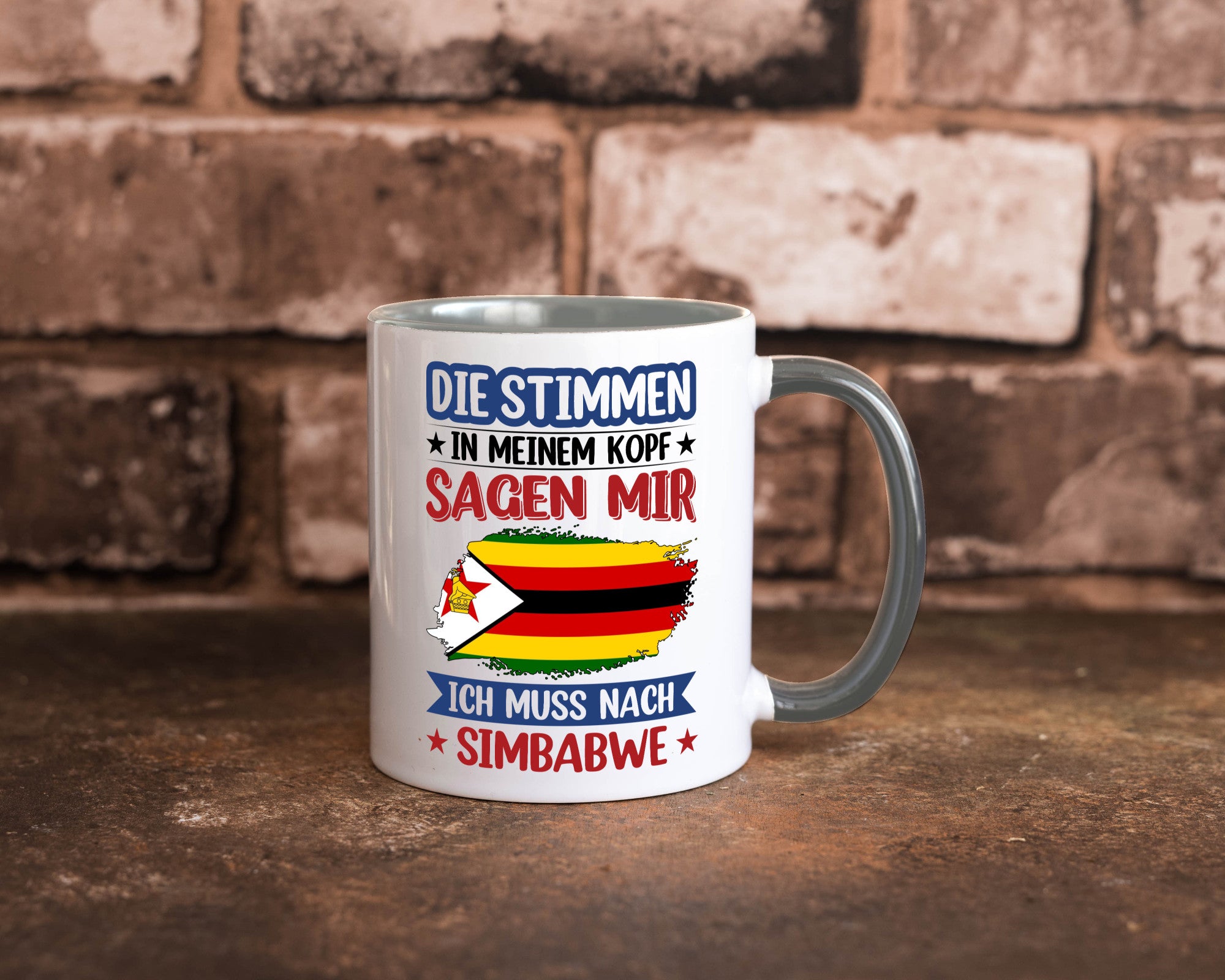 Simbabwe | Urlaub Stimmen in meinem Kopf Traumland v2 Geschenk Humor