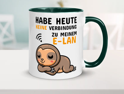 Keine Verbindung lustig Humor Geschenkidee Geschenk Tasse