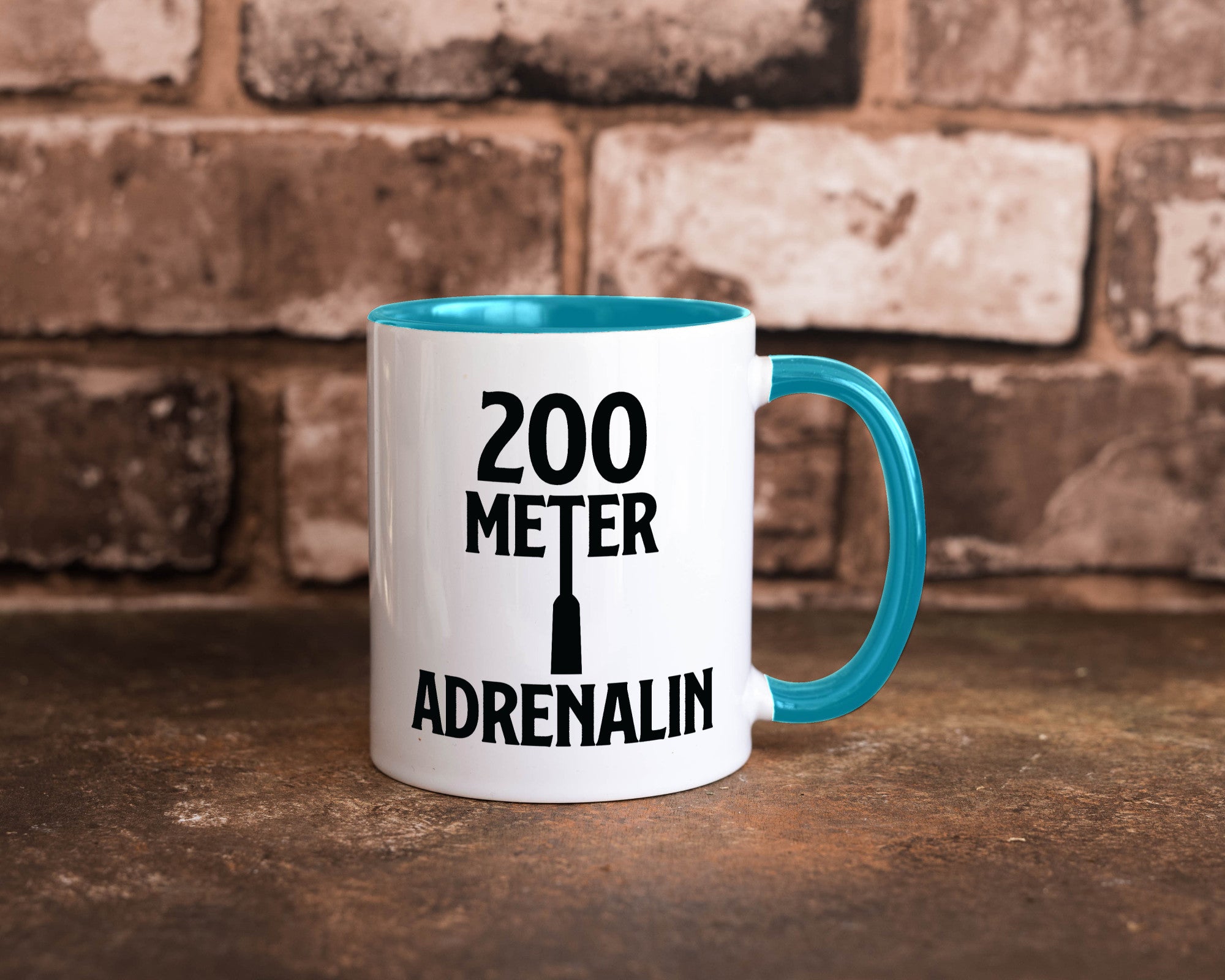 200 Meter Adrenalin v2 lustig Humor Geschenkidee Geschenk Tasse