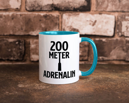 200 Meter Adrenalin v2 lustig Humor Geschenkidee Geschenk Tasse