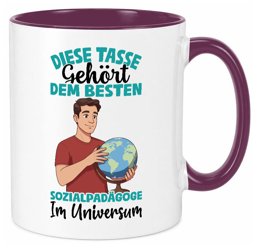 Im Universum: Sozialpädagoge | Pädagoge lustiger Spruch Geschenk Humor