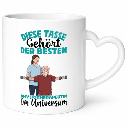 Im Universum: Physiotherapeutin lustiger Spruch Geschenk Humor Geschenkidee
