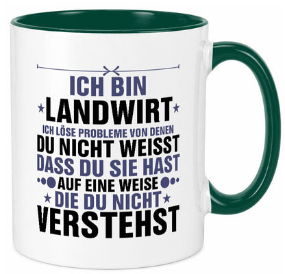 Löse Probleme: Landwirt | Bauer Landwirtschaft v2 Geschenk Humor Geschenkidee