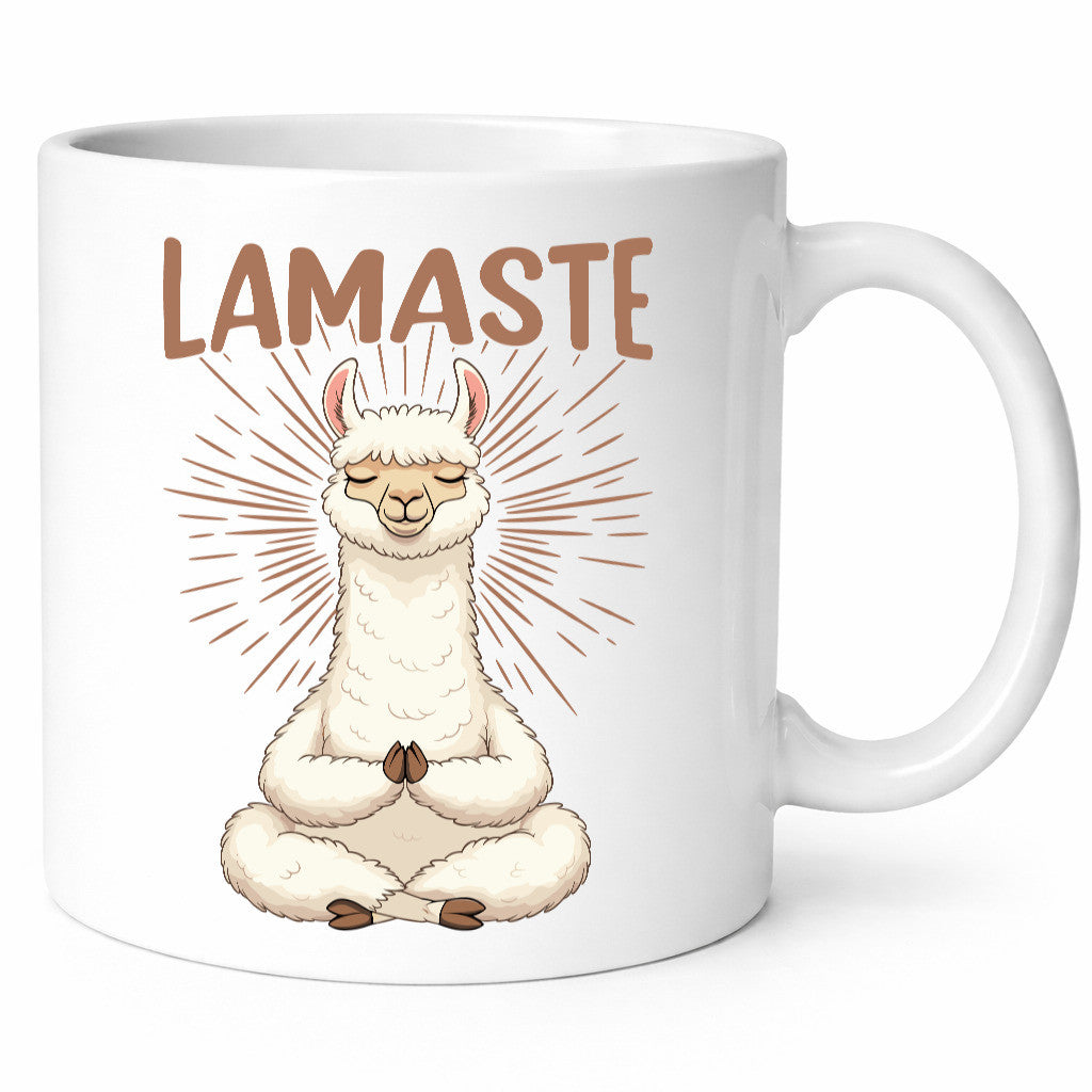 Lamaste | Lama Namaste lustiger Spruch Geschenk Humor Geschenkidee Tasse