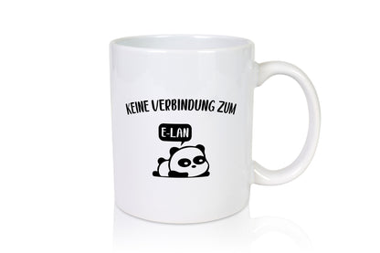 Keine Verbindung zum E-Lan | Pandabär Geschenk Humor Geschenkidee lustiger