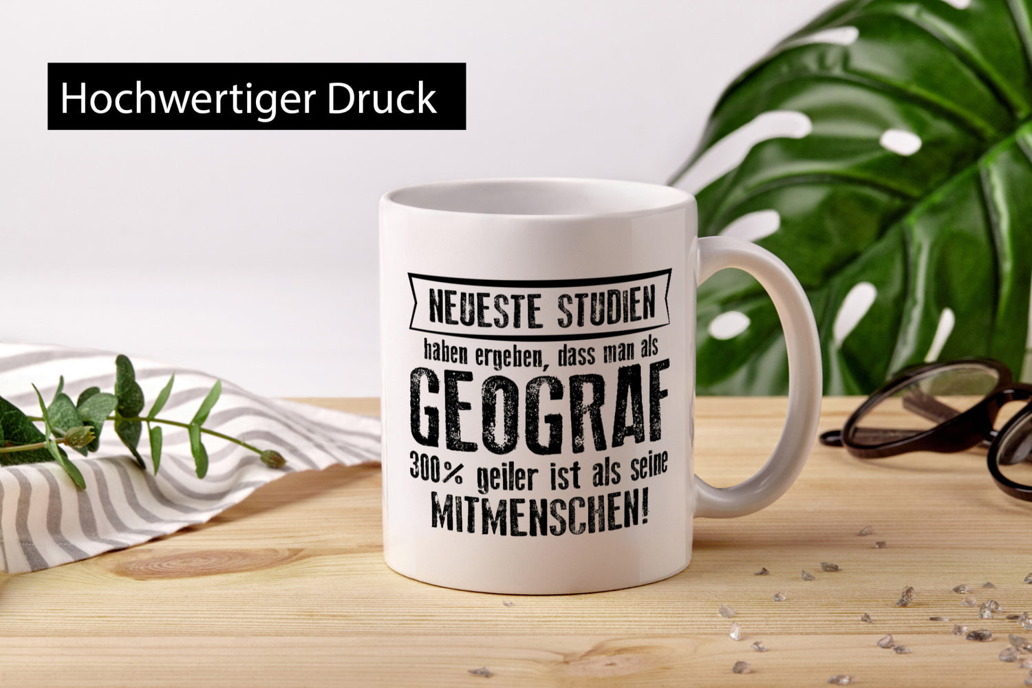 Neuste Studien: Geograf | Geografie Geschenkidee Humor Tasse